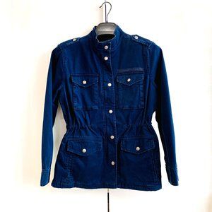 Gap Jacket Womens Distressed Blue Jean Full Zip Size XS